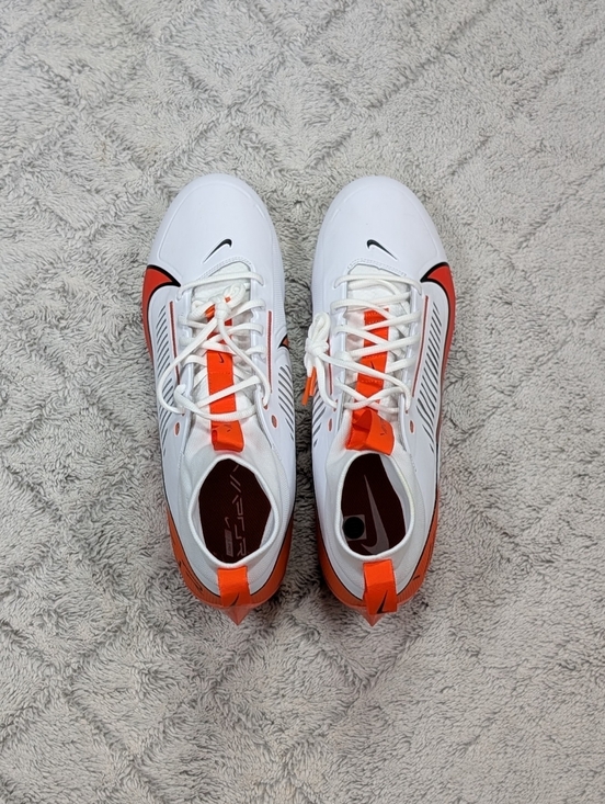 Nike Vapor Edge Pro 360 2 TB White Orange Football Cleats Mens 14 FQ4044-100 NEW main image 6